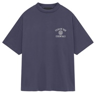 Fear of God Essentials Jersey Crewneck University Logo Tee Marine (FW24)
