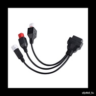 Motorcycle for Yamaha 3Pin 4Pin and Honda 6Pin OBD2 Diagnostics Connector Cable for Yamaha Motorbike OBD Extension Cable