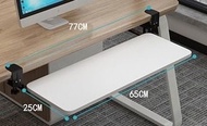 ⌨️  Keyboard Mouse Under Table Sliding Tray Clamp on Adjustable 65cm WHITE NEW 全新 鍵盤托架 白 🖱️