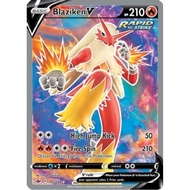 Blaziken V - 161/198 - Full Art Ultra Rare SWORD & SHIELD: CHILLING REIGN SINGLES