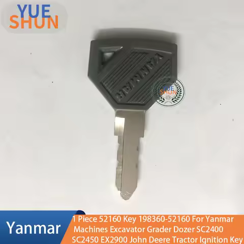 1 Piece 52160 Key For Yanmar New Excavator grader dozer