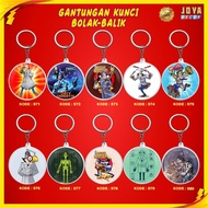 GANTUNGAN GADGET INSPECTOR KEYCHAIN ACRYLIC GADGET INSPECTOR KEYCHAIN/ XJ ROUND GADGET INSPECTOR KEY