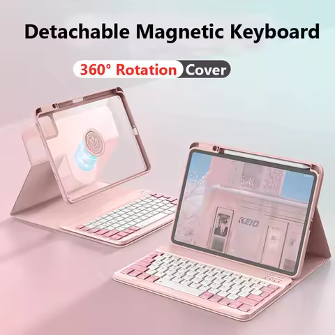 Magnetic Keyboard for Redmi Pad 2 Pro 2025 12.1" for Xiaomi Poco Pad M1 12.1 Inch Pad 7S Pro 6SPro A