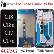 6.8 " For Tecno Camon 19 Pro 4G 5G CI7 CI7n CI8 CI8n LCD Display Touch Screen Digitizer Assembly Rep