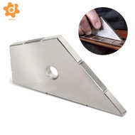 [utruiut0k] Stainless Steel Fret Rocker Aligner Guitar Fret Tool for Bass and Acoustic Guitar DIY Ki