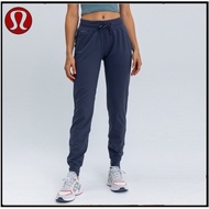 Lululemon Casual Yoga Sports Pants Drawstring Design Adjustable Elastic Pocket D19069