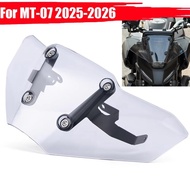 New
 MT-07 Windshield Windscreen For Yamaha MT07 MT 07 2025 2026