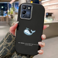 MERAH HP Phone Case For Infinix Note 12 G96 Note 30 Case Silicone Phone Case Beautiful Pink Whale Pa