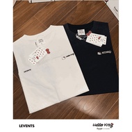 LEVENTS x Hello Kitty l Small Kitty Boxy 2.0 Tee (Black,Tan)