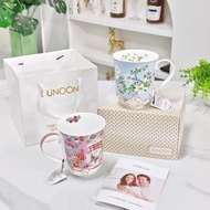 United Kingdom DUNOON Large Capacity Glass Cute Animal Ceramic Coffee Cup Water