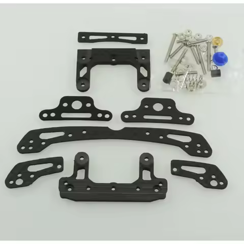 carbon pivot set fish car rear set tamiya MS chassis suspension carbon full setting for tamiya mini
