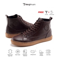 REYL MAN Brave Brown Gum series Men's Genuine Leather Boots