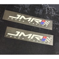 Sticker Helmet Motor JMR Johor Racing Official