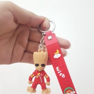 "RGK" Keychains Karakter Baby Groot / Gantungan kunci marvel Groot