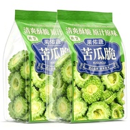 Sucrose-Free Bitter Gourd Crisp Instant Bitter Gourd Crisp Chips Thick Cut Crispy Delicious VF Dehyd