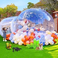 Commercial Grade Inflatable Bubble House Tent, 8FT Waterproof Transparent Dome Kids Party Clear Balloon Bubble House