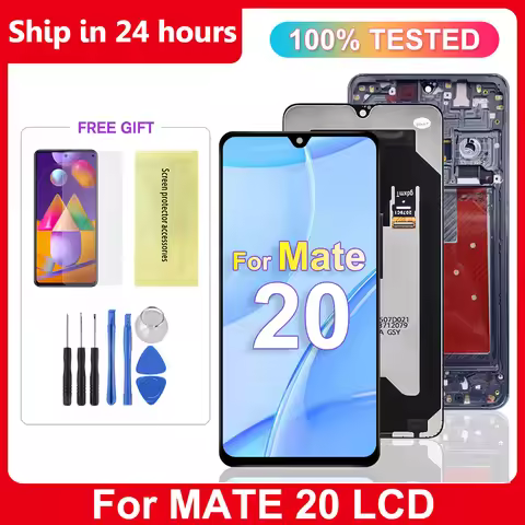 OLED For Huawei Mate 20 LCD Display Touch Screen Digitizer With Frame For Huawei HMA-L09 HMA-L29 HMA