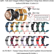 - QR5 20mm Aolon GTR Mini Strap / Colmi i31 - Magnetic Clasp Silicone Watch Strap