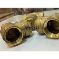 Brass Check Valve 1 1/2 " Inch - Swing Check Valve Brass 1 1/2