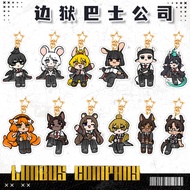 Limbus Company KeyChain Women Cos Animal Key Chain for Men Ishmael Key Ring DonQuixote Acrylic Keyri