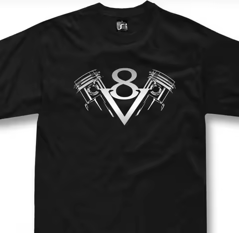 Motor 427 Hot Rod Muscle Car V8 Engine T-Shirt 100% Cotton O-Neck Summer Short Sleeve Casual Mens T-