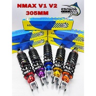 MONO ABSORBER 305mm V1 V2  NMAX V2 V3 SHOCK ABSOBER MONOSHOCK ESPADA ABSORBER RED ACCESSORIES MOTOR 