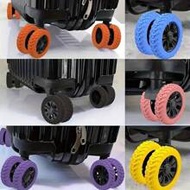 1/8/16/24pcs Luggage Wheel Protective Cover, Luggage Wheel Replacement Rubber Sleeve, Wheel Repair C