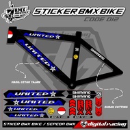 STICKERS FOR FREESTYLE CARTOON BMX BIKES CODE 012 CUSTOM BIKE BMX FREESTYLE NEW BIKES Design