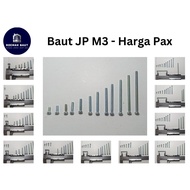 Screwdriver Head Bolt - JP M3 Bolt - Pax Price