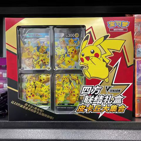 In Stock Genuine 100% Original Pokemon Ptcg Card Quartet Coupling V-Union Gift Boxes Pikachu Big Gat