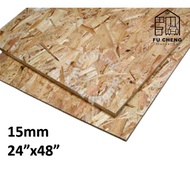 (2ft x 4ft) = (60cm x 120 cm) 15mm OSB Board I Papan OSB I Table Top | OSB Wood | Kepala Katil | Hea