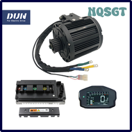 มอเตอร์ขับขนาดกลาง PMSM NQSGT 138 72V 100KPH 3000W พร้อมตัวควบคุม EM-150 Dun/votol 150A และจอแสดงผล