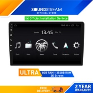 SOUNDSTREAM Anzuo Ultra 2K QLED 360 Cam Supported, DSP & 4G SIM Car Android Player (9"/10"/8 + 256GB