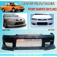 PROTON WIRA /SATRIA SKYLINE STYLE FRONT BUMPER DEPAN WIRA BUMPER CAR BODYKIT