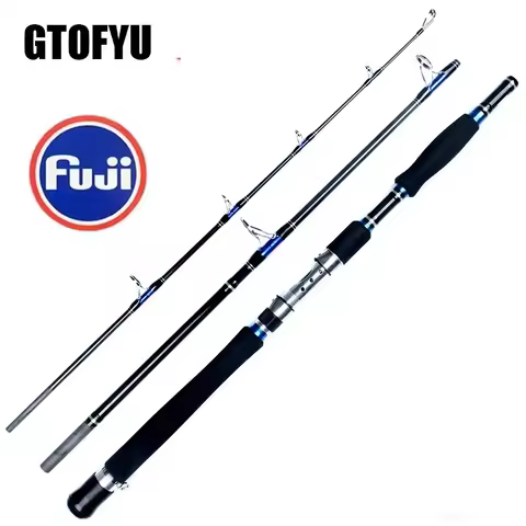 1.8M 2.1M Portable Spinning Fishing Rod|30-50LB| 70-250g|Guide Boat Rod | Saltwater Rod|Boat Jigging