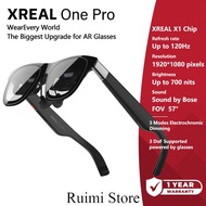 XREAL One Pro AR Glasses - Native 3DoF Tracking | X1 Chip & 57° Ultra-Wide FOV | 1080P HD Display fo