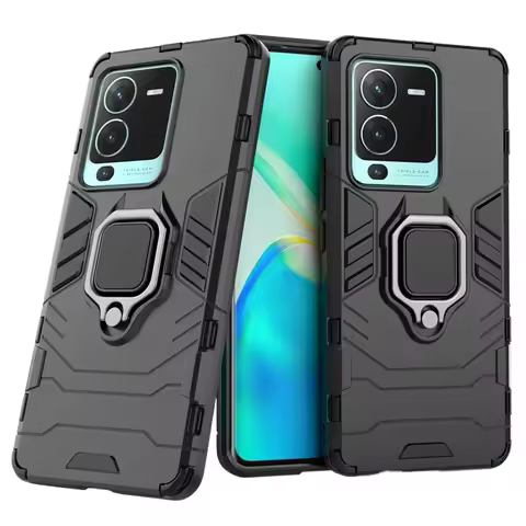 For VIVO V15 V17 V20 V21 V23 V25 V27 V29 Pro Back Cover Phone Case Shockproof Armor Anti-Fall Metal 