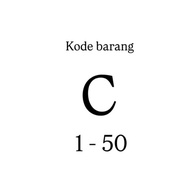 ITEM CODE C1-C50