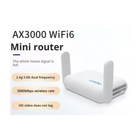 Hi-link WiFi 6 Wireless Router HLK-WR10 Mini Small Portable Home Dual Band Gigabit AX3000 High Speed