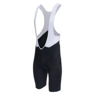 MERLIN WEAR SPORT CYCLING BIB SHORTS- BLACK/ WHITE AUTHENTIC