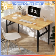 Portable home office desk Modern outdoor folding table Folding computer desk simple home rectangular study desk dining table bedroom student desktop small table