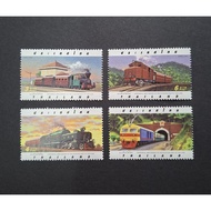 Stamp Set 100 Years Thai Train (Set 3) Year 1997 Unused (D53)