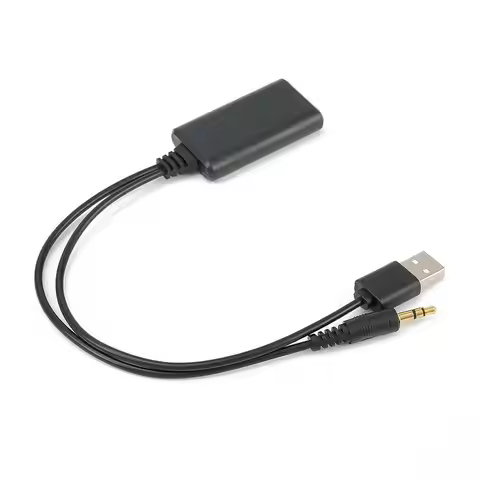 Car Wireless Bluetooth Audio Receiver Bluetooth Audio Adapter With 3.5mm Aux Connection And Support