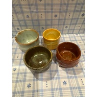 Set of 4 Japanese ceramic tea cups