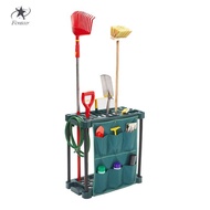 [Fenteer] Garden Tool Organizer Durable Shelf Yard Tool Tower Rack for Yard Shed Outdoor