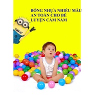 Set of 10 Vietnamese Plastic Balls for Children 5,5cm, 7.5cm, 10cm Ball Pit Balls