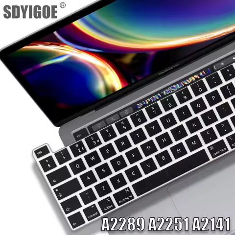 For macbook pro13 2020 Keyboard cover Laptop protective film 13" A2289 A2251 A2141 For MacBook pro 1
