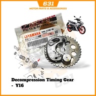 ORIGINAL YAMAHA Y16 Y16ZR CAM GEAR TIMING GEAR 38T DECOMPRESSER ASSY  B3M-E2280-00