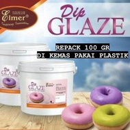 (100 GR) ELMER DIP GLAZE TOPING DONAT KILOAN
