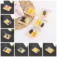 STATIONERYSTUDIO Mini Fast Food Box Keychain, Simulation Fast Food Box Simulation Fast Food Box Keyc